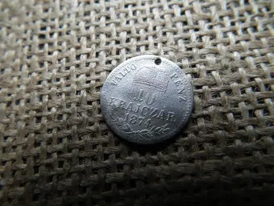 Ferenc József ezüst 10 krajcár, 1874 KB