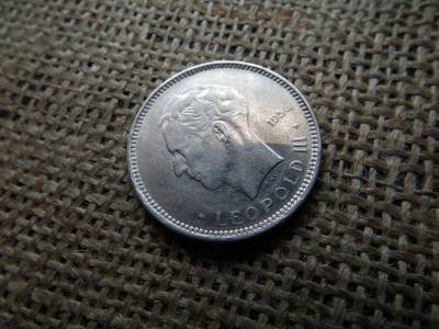 Belgium 5 frank, 1936, fémpénz