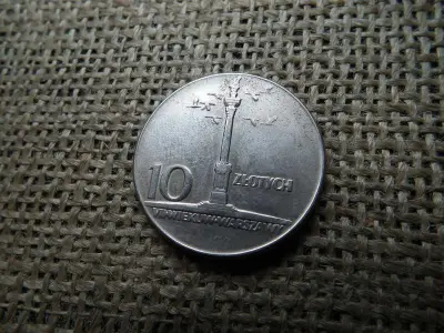 Lengyelország 10 zlotych, 1965, Varsó 700. évfordulója