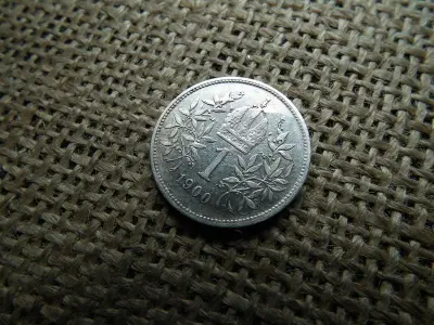 Ezüst 1 korona, 1900, Corona