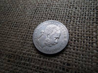 Ferenc József, 1 forint, 1885 KB, ezüst