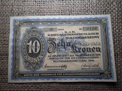 10 korona 1916 , Boldogasszony , Hadifogolytábor , Hadifogoly-tábor 