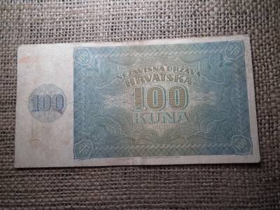 Horvátország , 100 kuna 1941 bankjegy 