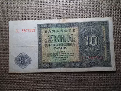 Németország 10 márka 1948 , Mark , Bankjegy 