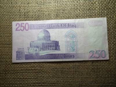 Irak 250 dinars 2002 , Saddam Hussein , dinar , bankjegy 