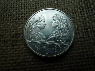 Ezüst 500 forint 1990 BU , Mátyás 