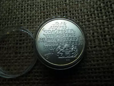 Ezüst 750 forint 1998 BU , Budapest 