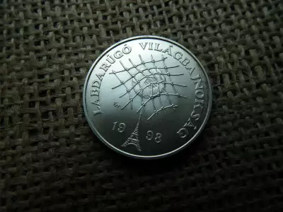 Ezüst 750 forint 1997 BU , Labdarúgó VB 