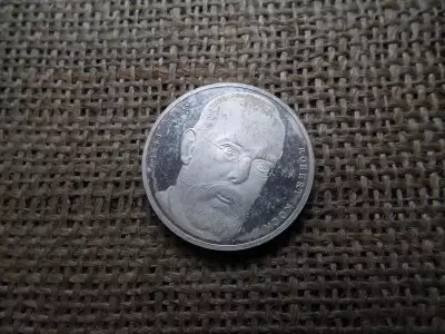 Németország , ezüst 10 márka 1993 J , Deutsche Mark Robert Koch