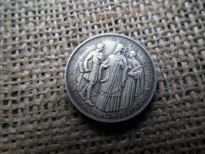 Pázmány , ezüst 2 pengő 1935 , extra , tisztítatlan , patinás ! 