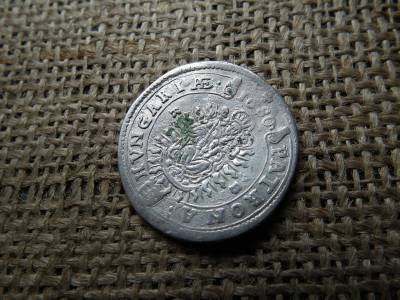 I. Lipót , ezüst 15 krajcár 1680 KB , XV kreuzer 