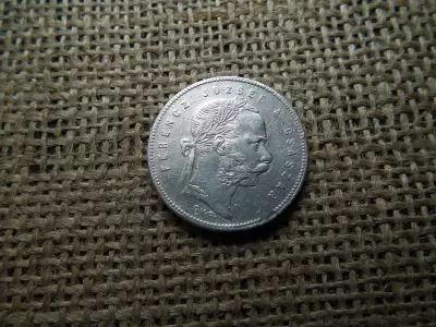 Ferenc József , ezüst 1 forint 1869 Gyf , Gyulafehérvár , ritkább , perem kicsit sérült 