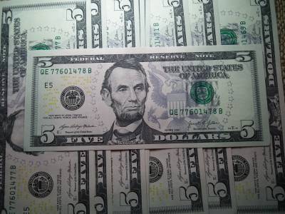 USA 5 dollár 2021  , UNC , ár/db  , több darab esetén sorszámkövetőben megy ! dollars 