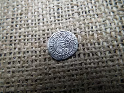 Rudolf ezüst dénár 1579 KB  , denár - Körmöcbánya