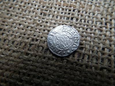I. Miksa ezüst dénár 1570 KB , Körmöcbánya , denár