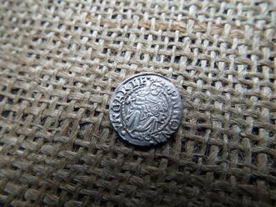 I. Ferdinánd ezüst dénár 1548 KB , Körmöcbánya , denár