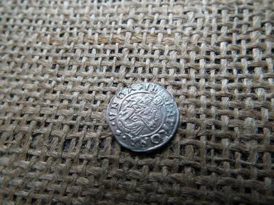 I. Ferdinánd ezüst dénár 1556 KB , Körmöcbánya , denár