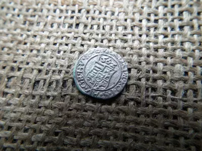 I. Ferdinánd ezüst dénár 1562 KB , Körmöcbánya , denár