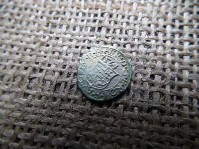 I. Ferdinánd ezüst dénár 1564 KB , Körmöcbánya , denár