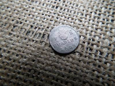 I.Lipót ezüst  DUÁRIUS 1698 KB  ,duarius 