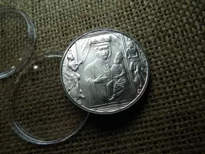 Hajdu építőipari és kereskedelmi kft , érem jelzett 925/1000 ezüst ( 1 uncia szín ) 2. 