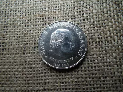 Ezüst 50 forint 1968 BU , Semmelweis 