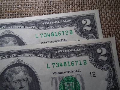 USA 2 dollár 2017 , 2 db sorszámkövető ! 