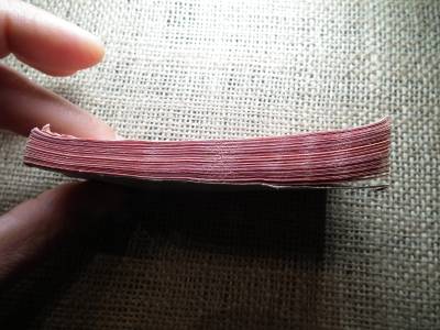Miskolc , Miskolczi Ortodox Izraelita Anyahitközség ! Értékjegy 6 fillér 1938 , 1/2 kg hús , Orth. ! Ritka teljes köteg ! 97 db sorszámkövető !
