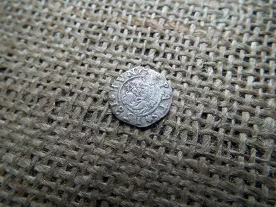 Rudolf , ezüst dénár 1581 KB , Körmöcbánya ! denár 
