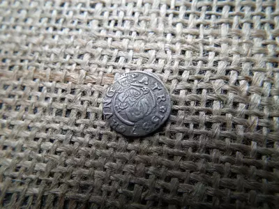 Rudolf , ezüst dénár 1587 KB , Körmöcbánya ! denár 
