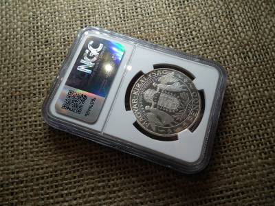 Szent László , ezüst 5 pengő 1929 UP , PP , PF 68 Cameo , NGC minősített , tokos , Artex utánveret ! Ritka 