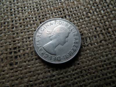 Ausztrália , ezüst 1 florin 1954 