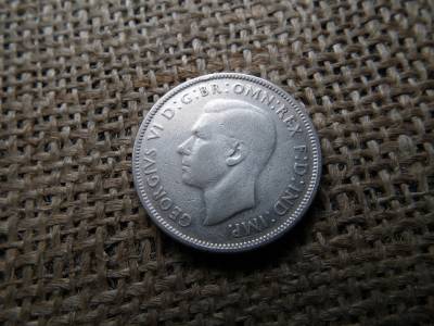 Ausztrália , ezüst 1 florin 1947
