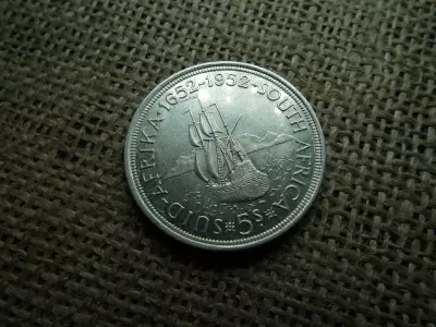 Dél Afrika 5 shilling 1952 - VI. György 300 éves Fokváros , sillings 