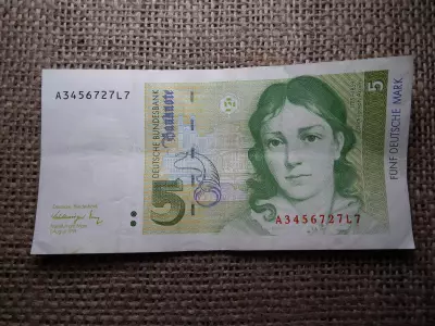 Németország , 5 márka 1991 