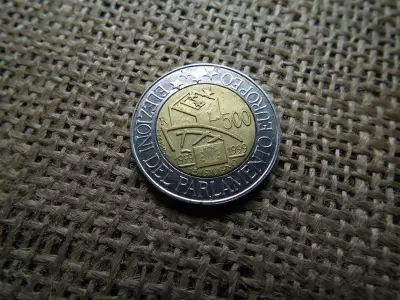 Olaszország 500 líra 1999 , lire , európai parlamenti választások