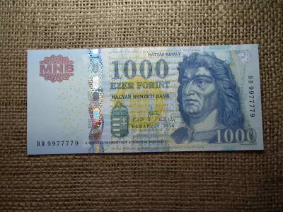 1000 Forint Bankjegy 2010 DD UNC