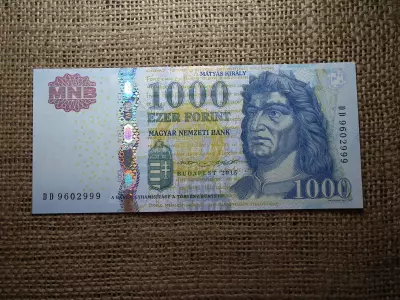 1000 Forint Bankjegy 2015 DD UNC