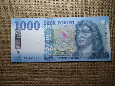 1000 Forint Bankjegy 2017 DE EF