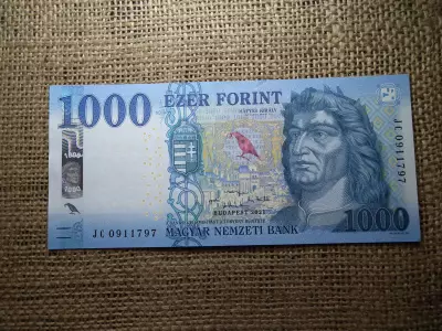 1000 Forint Bankjegy 2021 JC UNC