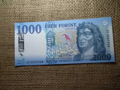 1000 Forint Bankjegy 2021 JE UNC