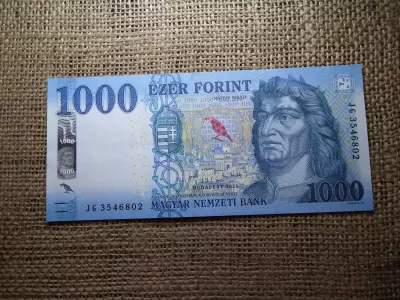 1000 Forint Bankjegy 2021 JG UNC