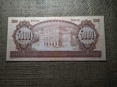 5000 forint 1995 J , nagyon szép 