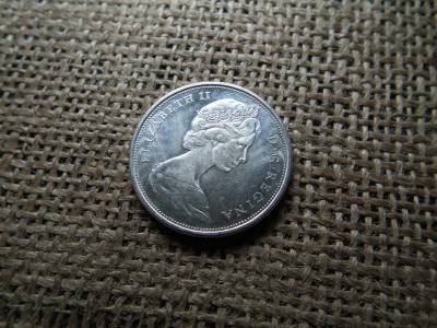 Kanada , ezüst 50 cent 1966 , cents 