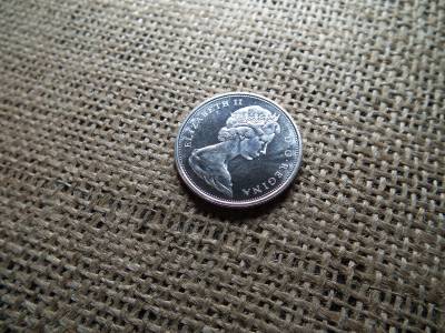 Kanada , ezüst 50 cent 1965 , cents 