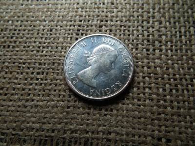 Kanada , ezüst 50 cent 1964 , cents 