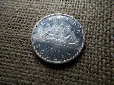 Kanada , ezüst 1 dollár 1963 , dollar 
