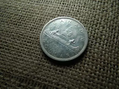 Kanada , ezüst 1 dollár 1965 , dollar 