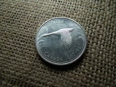 Kanada , ezüst 1 dollár 1967 , dollar 
