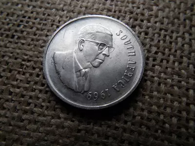 Dél Afrika ezüst 1 rand 1969 
